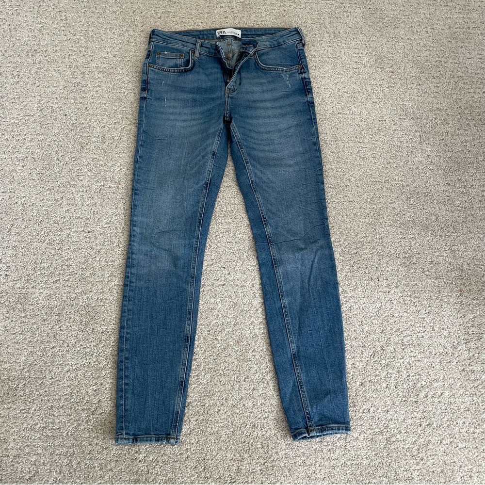 Zara Women's Skinny Jeans in Blue